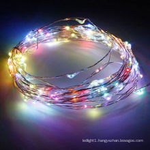 RGB 10m 100 LED Copper Wire, LED String Fairy Lights Lamp for Decoration